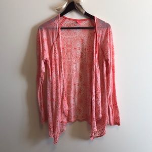 PrAna paisley cardigan sweater.